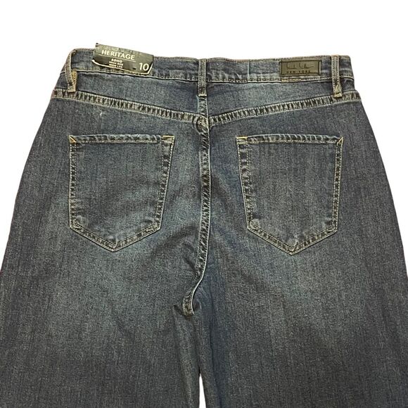 Nicole Miller New York Heritage Soho High Rise Wide Leg Jeans, size 10 - Picture 6 of 11